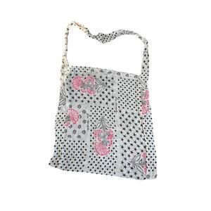 Free People lightweight colorful bag boho bohemian gypsy tote bag floral w dots